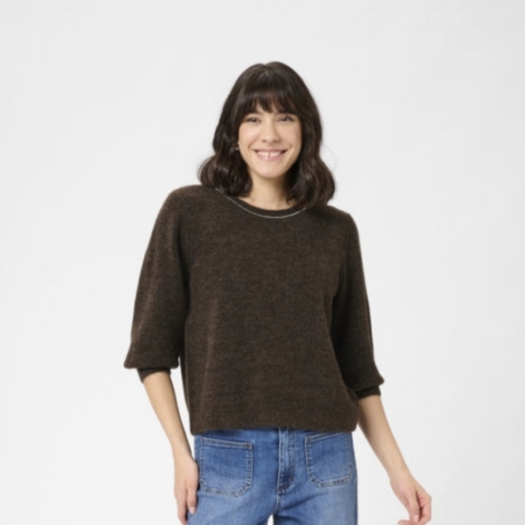 NWT Brown Women Sweater Size XS - Picture 1 of 10